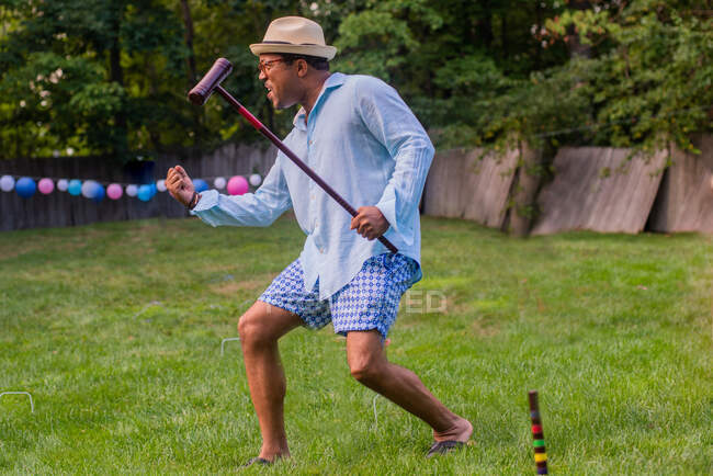 Lawn Party on a Summer afternoon — Stock Photo
