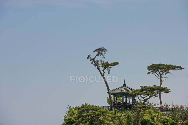 Pavillon am Naksansa-Tempel — Stockfoto