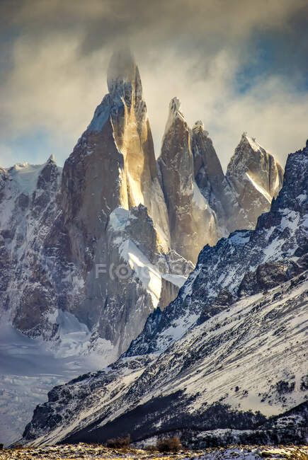Cerro Torre, El Chalten, Патагония, Аргентина — стоковое фото