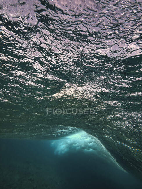 Bella acqua limpida dell'oceano, sott'acqua — Foto stock