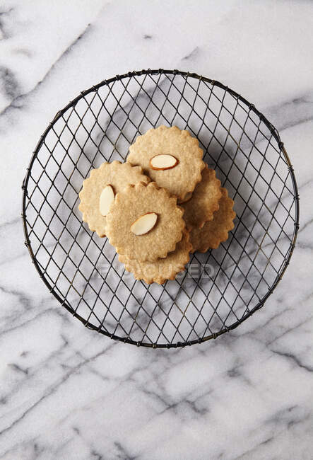 Deliziosi biscotti fatti in casa, colpo di cibo — Foto stock