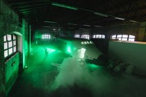 Navette spatiale indoor green — Photo de stock