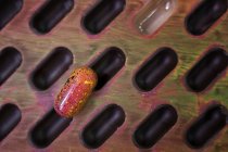 Цукерки з мармуровою глазур'ю на цукерках — стокове фото