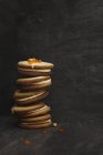 Stack of homemade cookies with sugar icing — Stock Photo