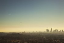 Vista panorámica de los edificios del centro de Los Ángeles - foto de stock