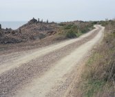 Vista panorâmica da estrada de terra em Oland — Fotografia de Stock