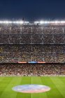 Camp Nou stadium in Barcelona during game — Stock Photo
