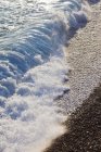 Elevated view of sea waves splashing — Stock Photo