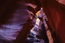 Antilopen Canyon Felsen Textur, arizona — Stockfoto