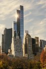 Edifici per uffici a New York in autunno — Foto stock