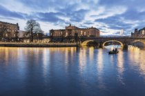 View across water of Stockholm Palace — Stock Photo
