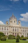 Vista del Museo de Historia Natural de Viena - foto de stock