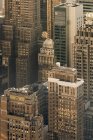 Vista de alto ângulo da paisagem urbana da cidade de Nova York — Fotografia de Stock