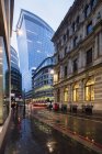 Night in City of London, selective focus — Stock Photo