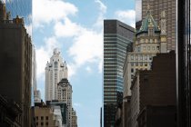 Vista sui moderni grattacieli di Manhattan — Foto stock