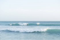 Чоловіки серфінгу в боа Віста, селективний фокус — стокове фото