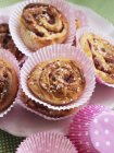 Close-up of cinnamon buns, selective focus — Stock Photo