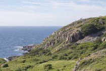 Malerischer Blick auf die felsige Küste in Schweden — Stockfoto