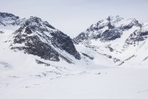 Neige sur les montagnes en Laponie, Suède — Photo de stock