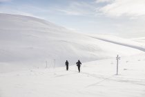 Sciare maschile, focus selettivo — Foto stock