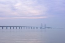 Vista panoramica sul ponte e sul mare — Foto stock
