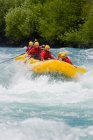 River rafting at Futaleufu river, Chile                                     Model Releases — Stock Photo