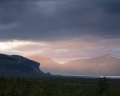 Skammabakte mountain at sunset in Sweden — Stock Photo