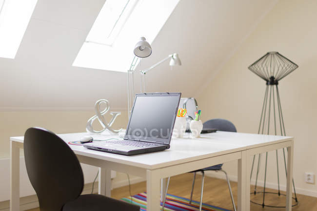 Empty home office, selective focus — Stock Photo