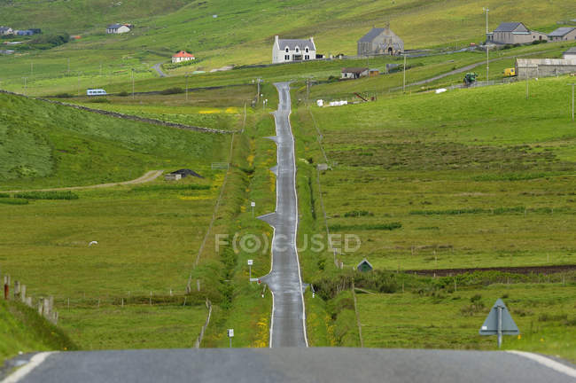 Бигтон на Шетландских островах, Великобритания — стоковое фото