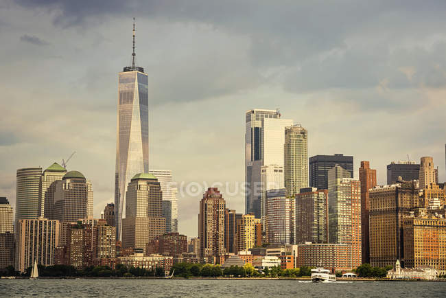 Manhattan skyline, foco seletivo — Fotografia de Stock