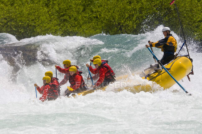 Rio rafting no rio Futaleufu, Chile Model Releases — Fotografia de Stock