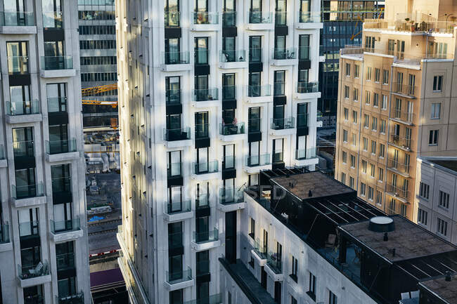 Edificios de apartamentos en Estocolmo, Suecia - foto de stock