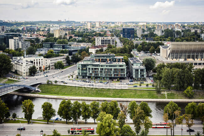 Stadtbild der Hauptstadt Vilnius, Litauen — Stockfoto