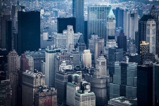 Paisaje urbano de Nueva York, Estados Unidos - foto de stock
