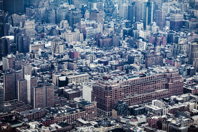 Paysage urbain de New York, États-Unis — Photo de stock