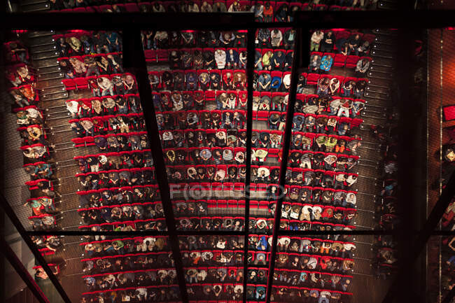 High angle view of theatre audience — Stock Photo