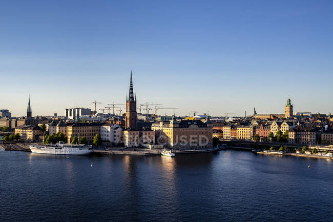 Cityscape of capital Stockholm, Sweden — Foto stock