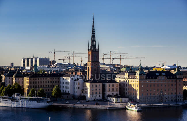 Cityscape of capital Stockholm, Sweden — Foto stock