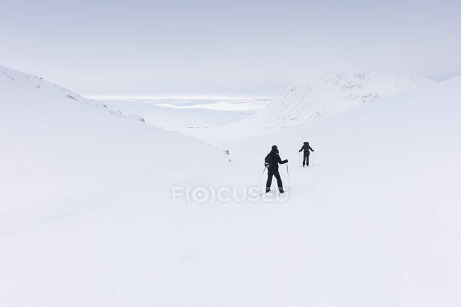 Esquí en Harjedalen, Suecia - foto de stock