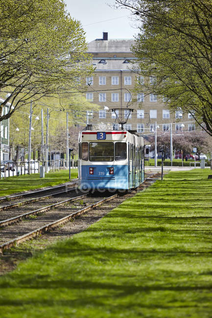 Трамвай у Гетеборзі (Швеція). — стокове фото