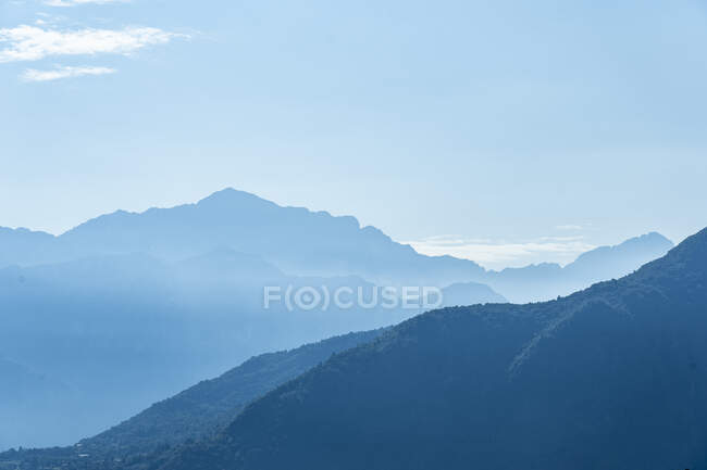 Montaña en Como, Italia - foto de stock