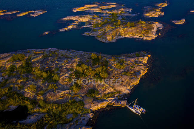 Isole dell'arcipelago di Stoccolma in Svezia — Foto stock