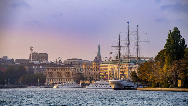 Af Chapman barco en Estocolmo, Suecia - foto de stock