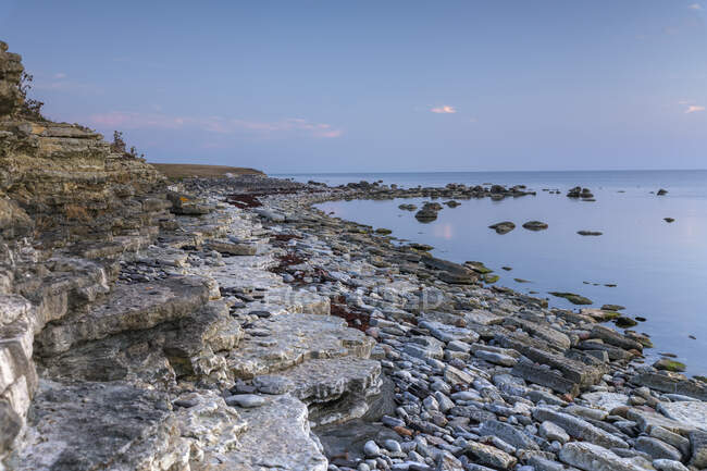 Felsen an der Küste malerische Aussicht — Stockfoto