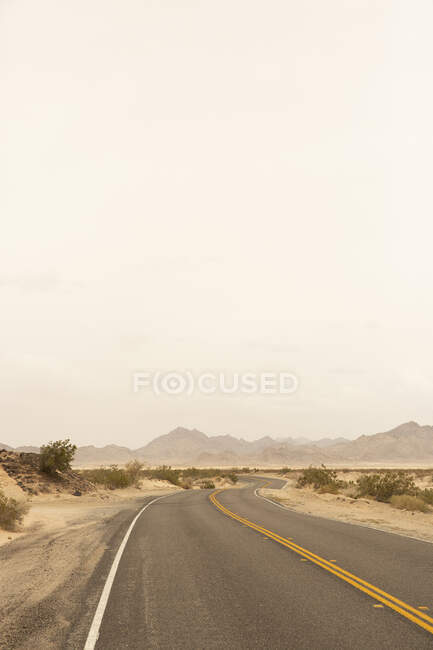 Rodovia em Palm Springs, Califórnia — Fotografia de Stock