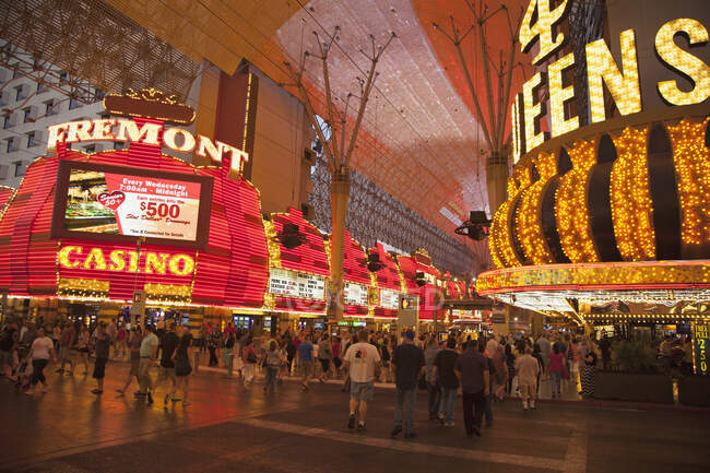 Casinos en el Strip de Las Vegas - foto de stock