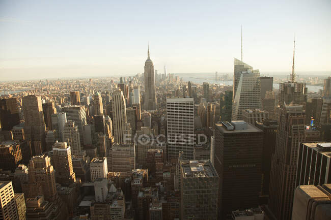 Paisagem urbana da cidade de Nova Iorque, EUA — Fotografia de Stock