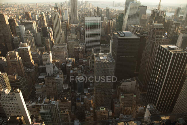 Paisagem urbana da cidade de Nova Iorque, EUA — Fotografia de Stock