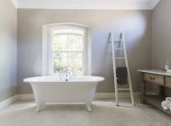 Claw foot tub in luxury bathroom — Stock Photo