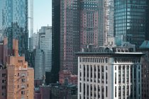 Highrise будівель, Нью-Йорк, Нью-Йорк, США — стокове фото